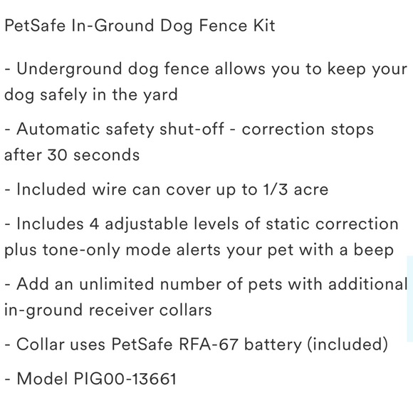 PetSafe Dog Nwt Petsafe Inground Fence Poshmark
